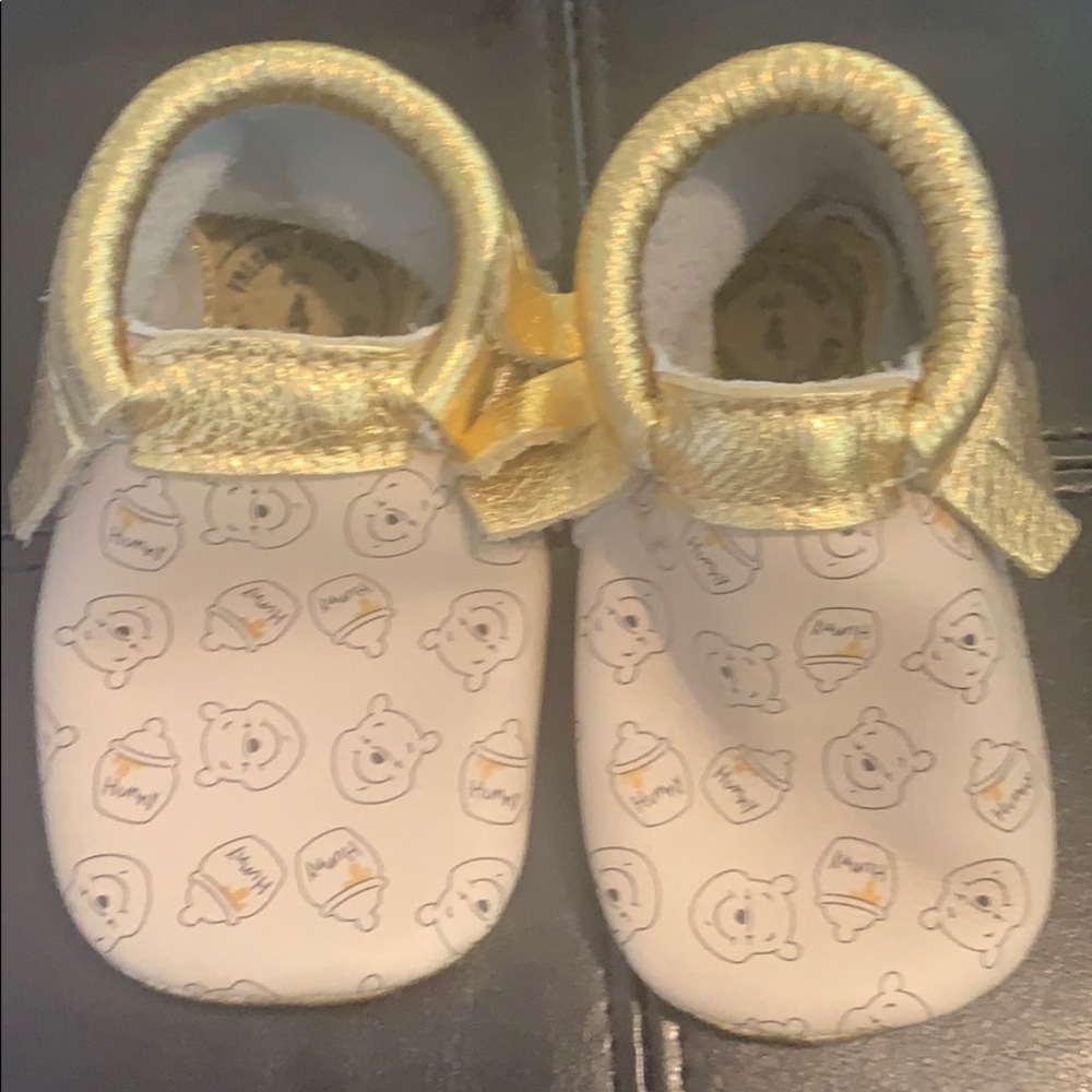 Freshly picked Winnie the Pooh moccasins